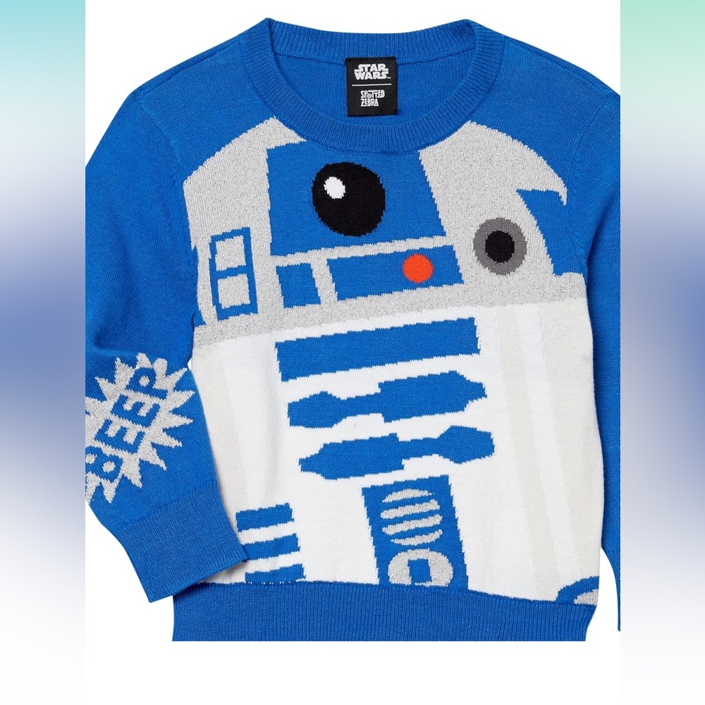 Star Wars R2D2 Pullover Crew Sweater. - Picture 11 of 11